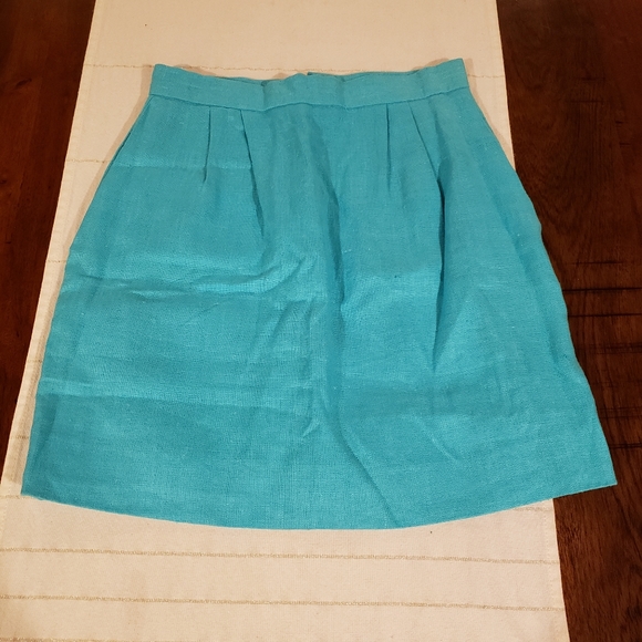 80s Vintage Linen Skirt - Picture 1 of 6